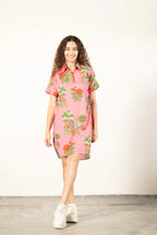 Anna Dress, Pink Isle