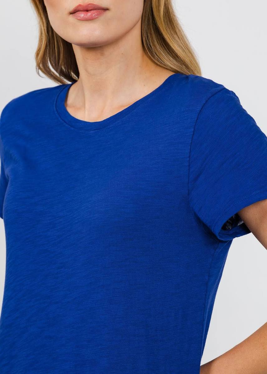 Garment Dye Dress Royal Blue