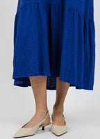 Garment Dye Dress Royal Blue