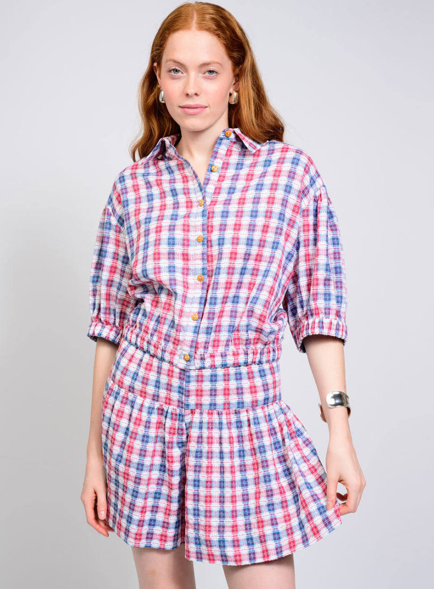 Plaid Skort