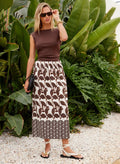 Carina Long Contrast Dress