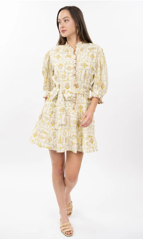 Trellis Flowers Dress