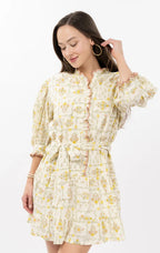 Trellis Flowers Dress