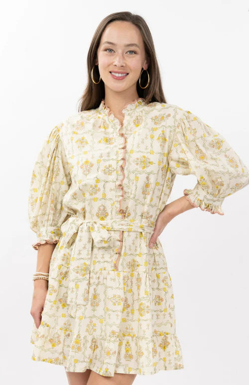 Trellis Flowers Dress