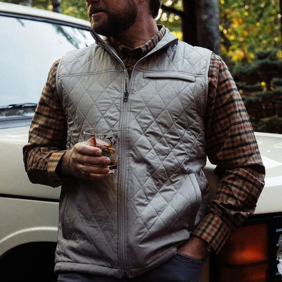 TSG Highland Quilted Vest Iron