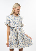 Ditsy Gauze Dress