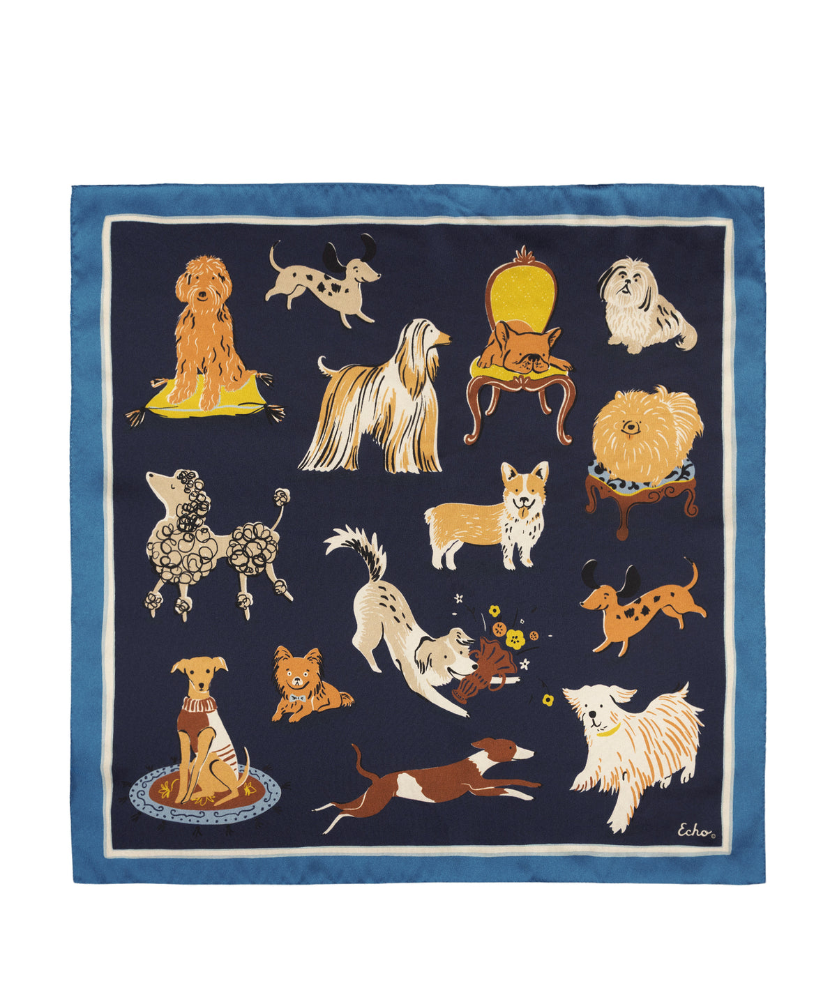 Doggie Daycare silk bandana