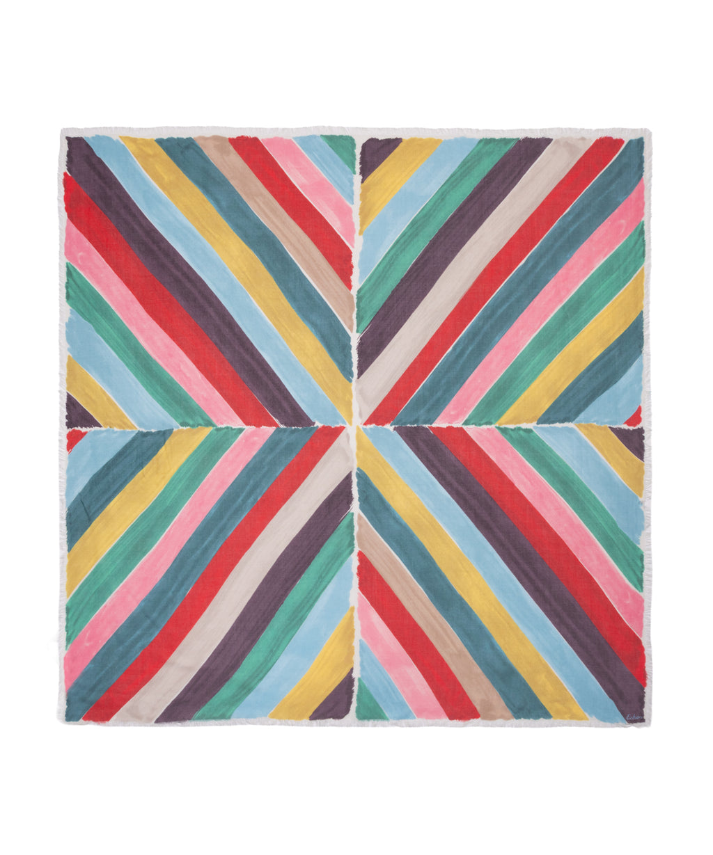 painted chevron square