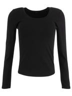 SARAH RIB-KNIT PULL OVER TOP