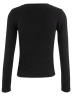 SARAH RIB-KNIT PULL OVER TOP