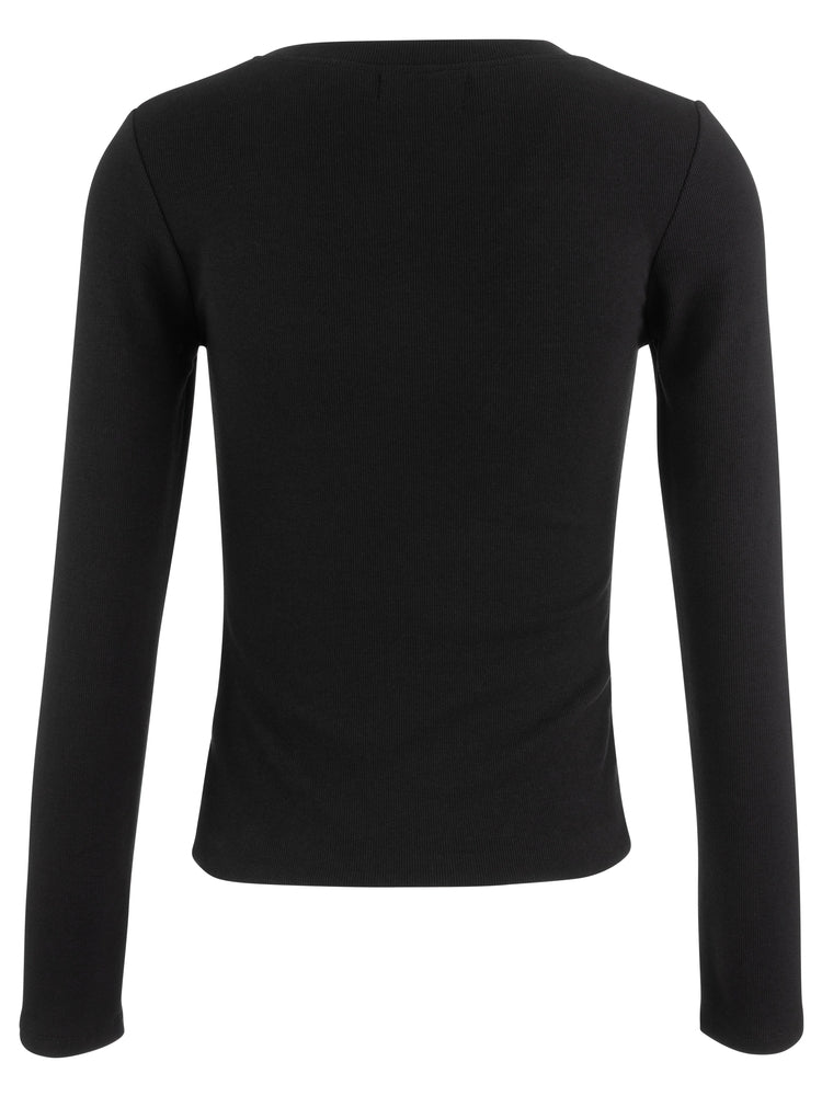 SARAH RIB-KNIT PULL OVER TOP