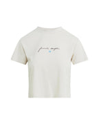 The Cropped Signature Tee