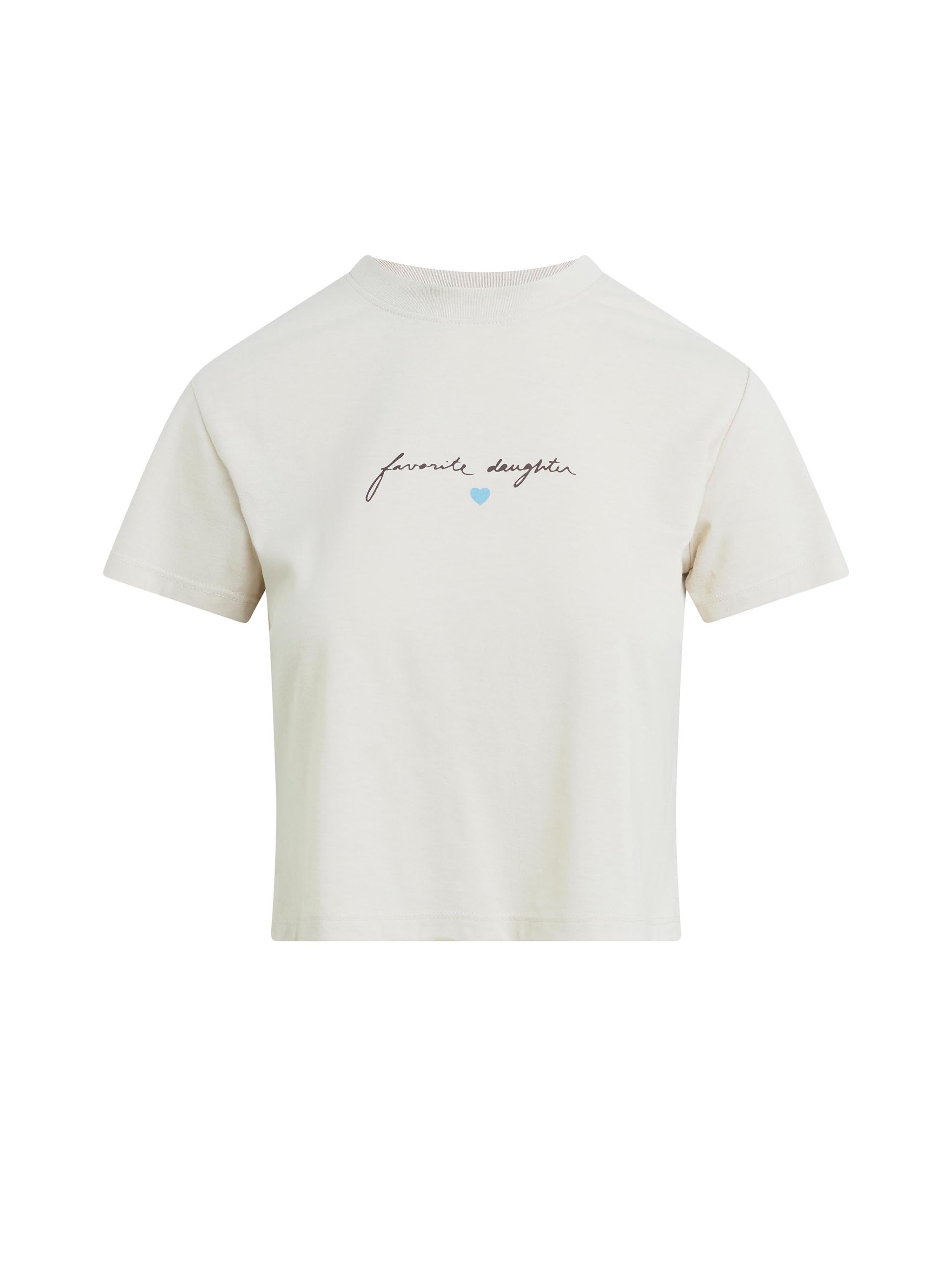 The Cropped Signature Tee