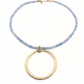Erin Gray The Heishi Big Gold Necklace