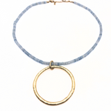 Erin Gray The Heishi Big Gold Necklace