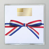 Small Square Gold Foil Flag