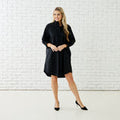 KIMBERLY SPARKLE DRESS BLACK