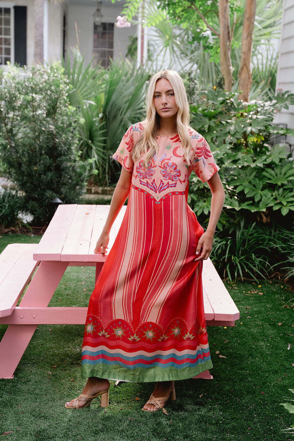 Diana Maxi Dress - Sugar Coral