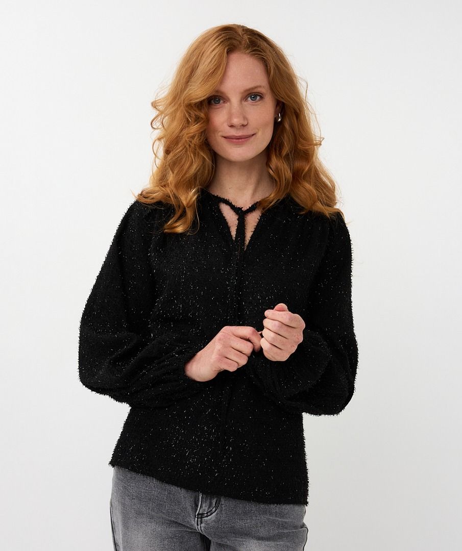 Black Sparkle Blouse