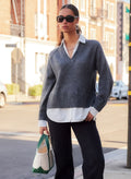Carrie Mixed Media Sweater