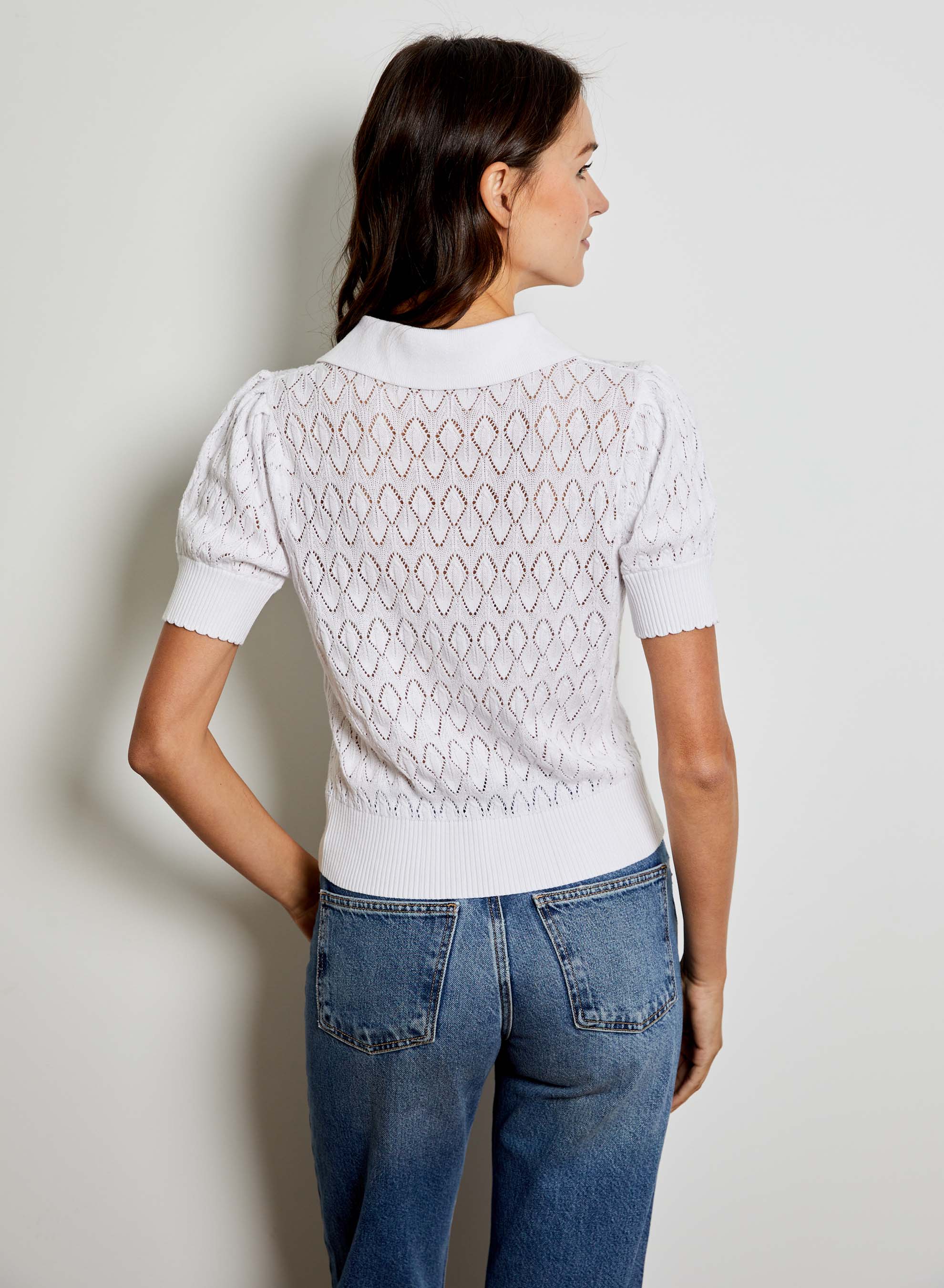 SS POLO W/TEXTURED